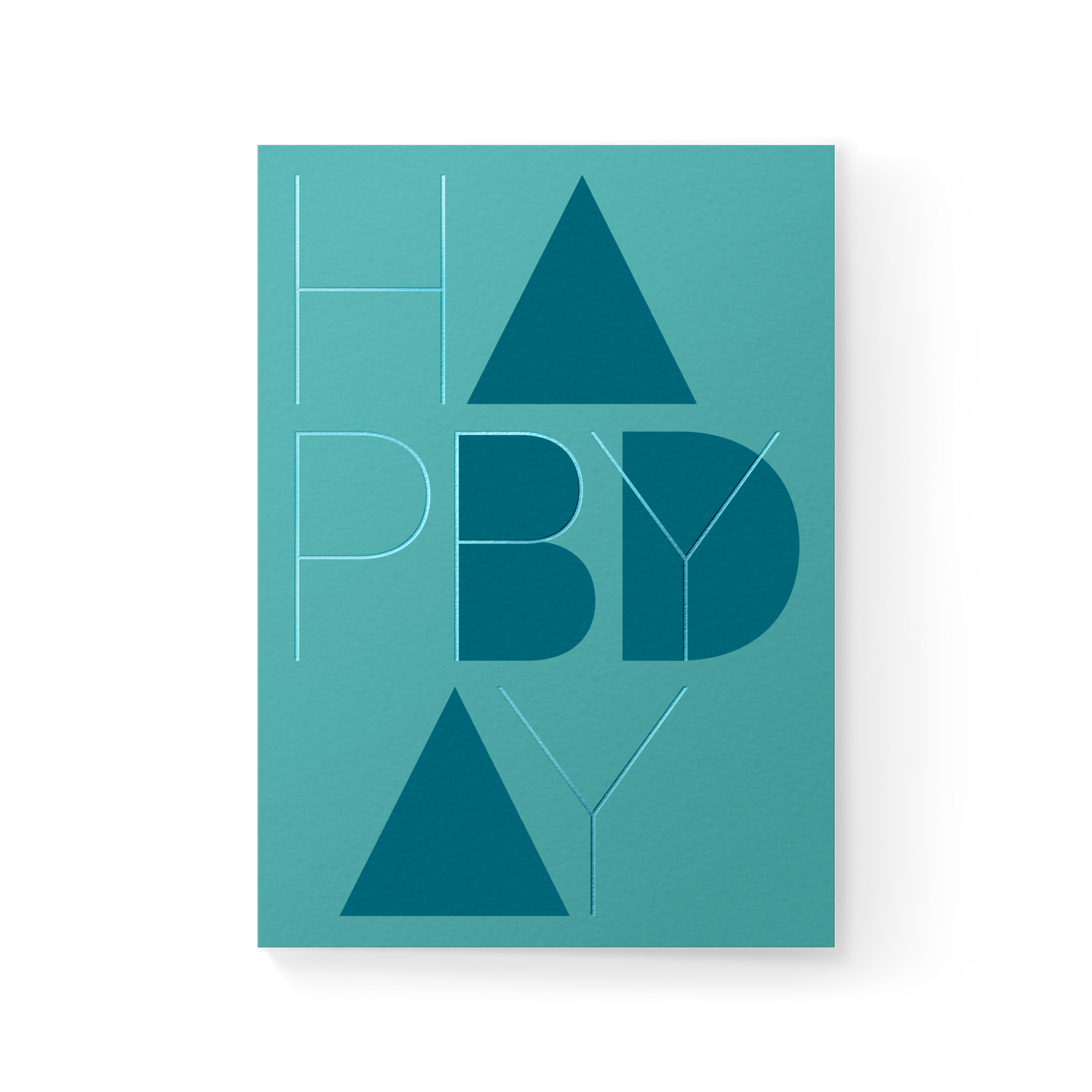 Happy Bday A6 Folded Card