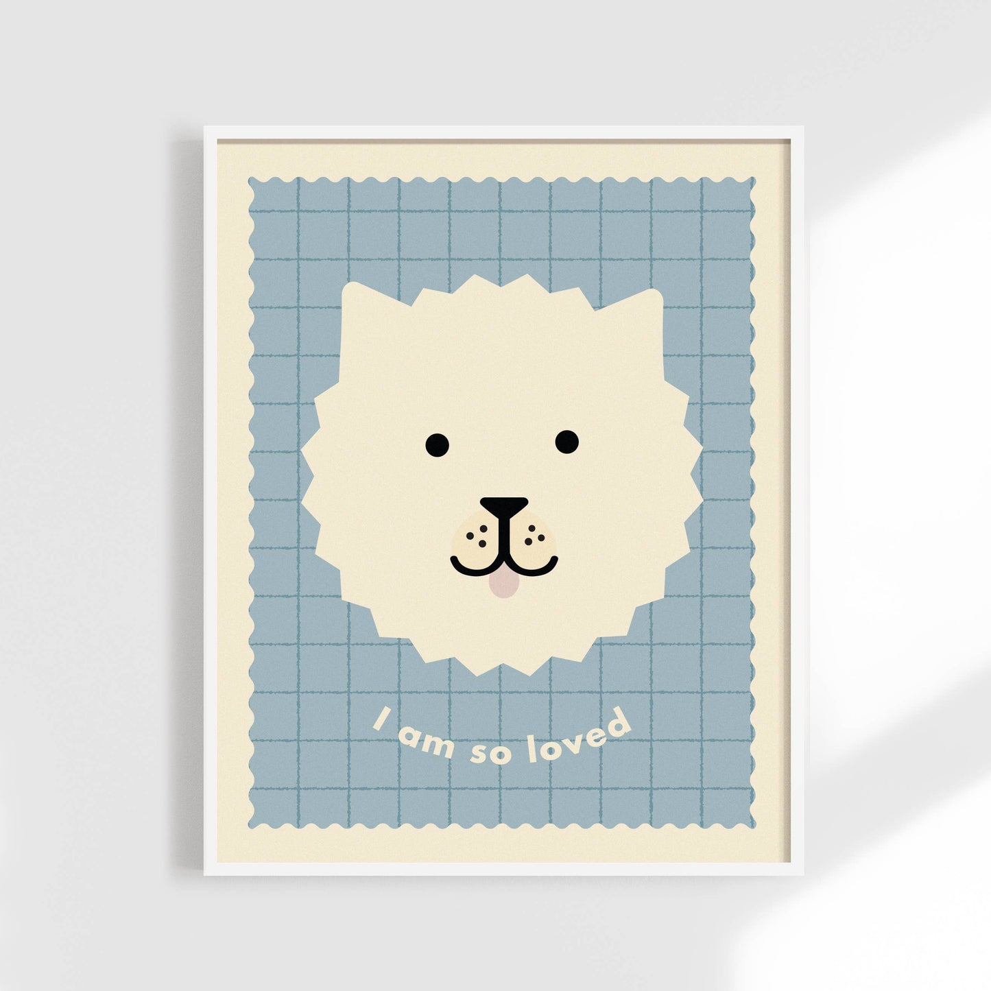 I Am So Loved Cute Dog Affirmation Kids (Print Only)