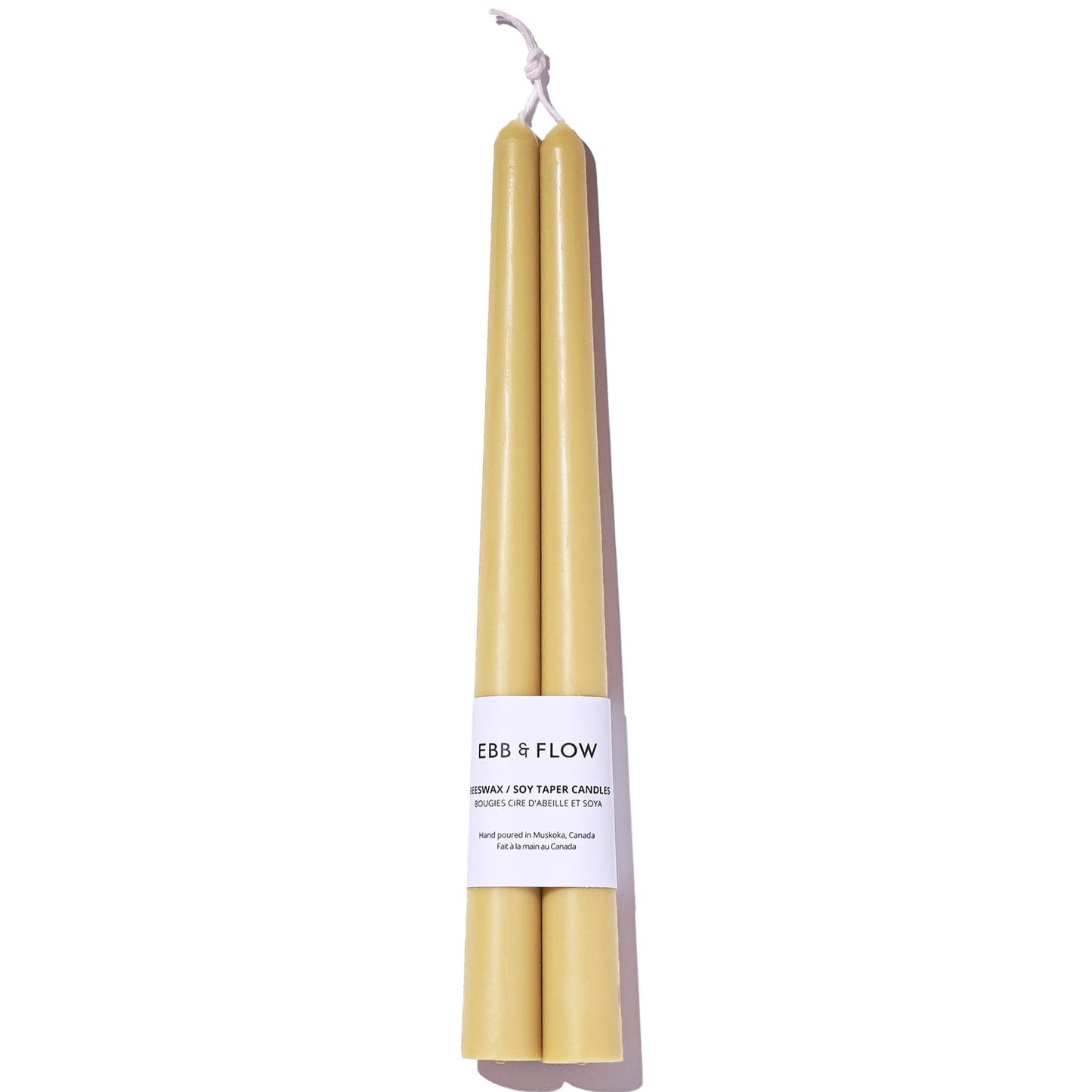 Beeswax/Soy Blend Taper Candles - Maize