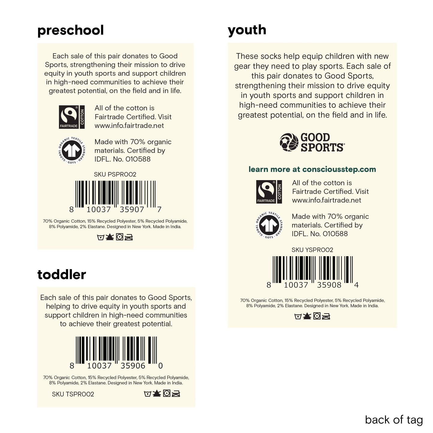 Conscious Step | Kids Socks that Support Youth Sports (Green Soccer Balls)