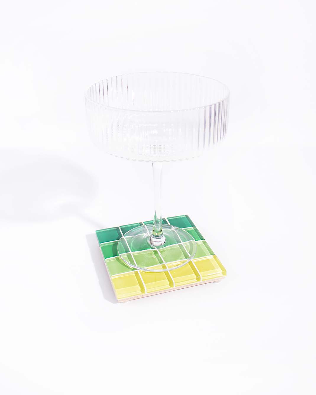 GLASS TILE COASTER - Ombre - Forest