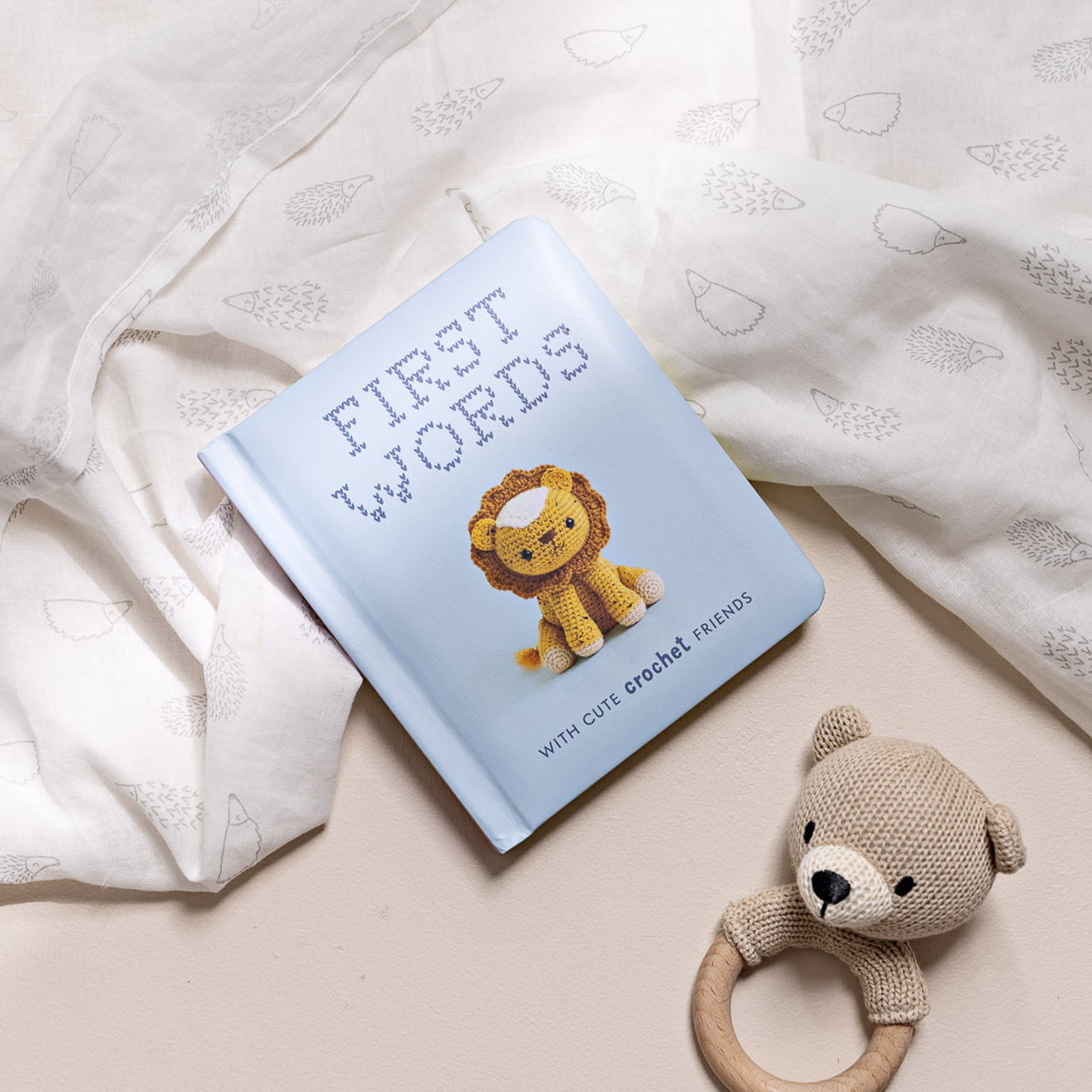First Words w/ Cute Crochet Friends- Lion