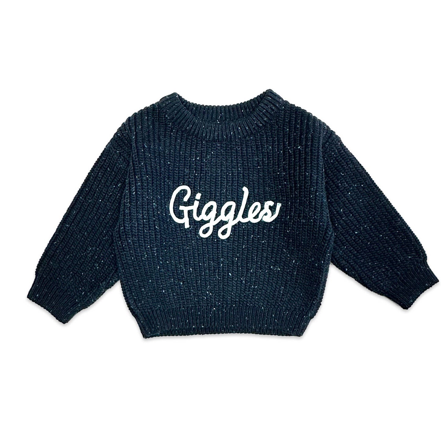 Viverano Organics | Giggles Chunky Knit Slouchy Baby Pullover Sweater-Organic
