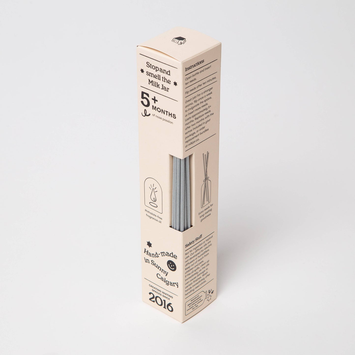 Milk Jar Candle Co | Bohemia - Lemongrass, Lavender & Sage 4oz Reed Diffuser