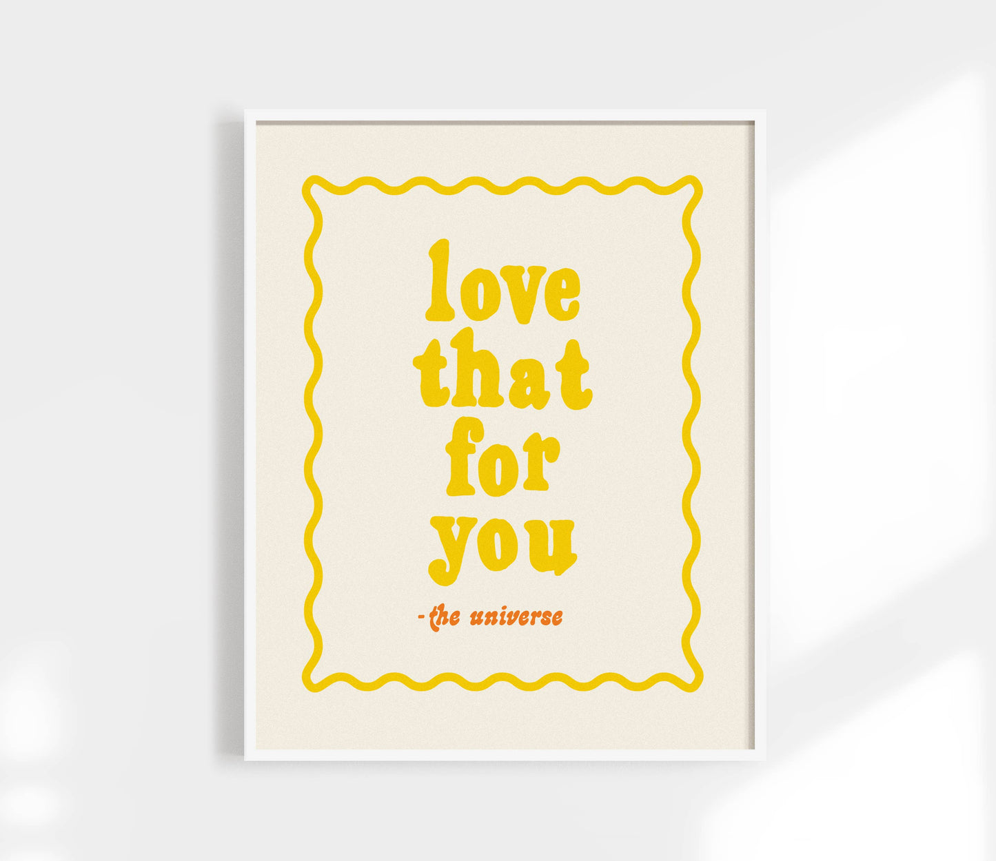 Love That For You - Universe Print