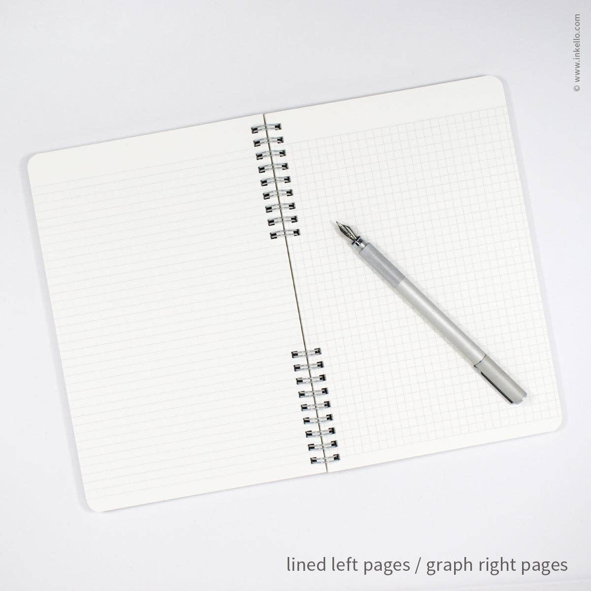 Big Burst Spiral Notebook with Black Cover + Silver Ink