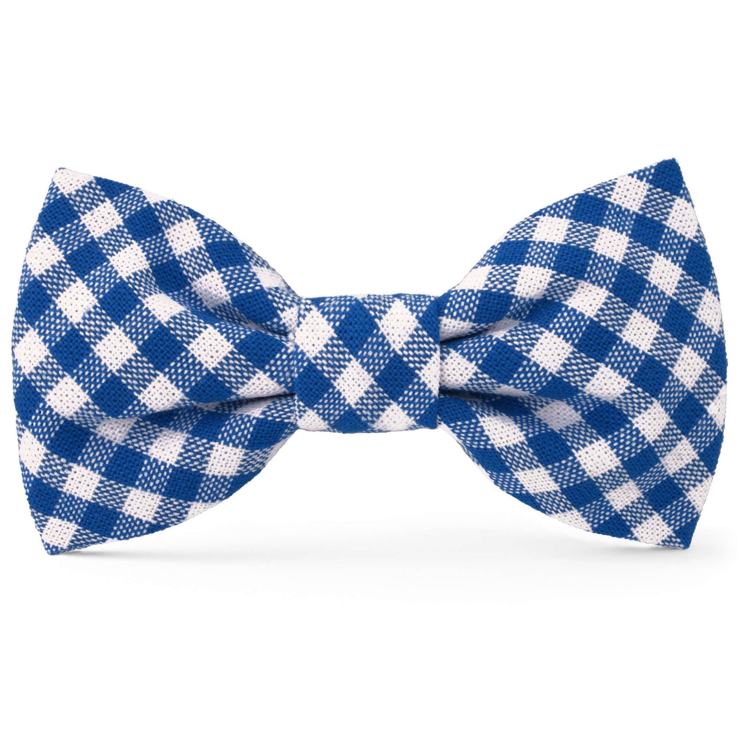 The Foggy Dog | Lake Blue Gingham Dog Bow Tie
