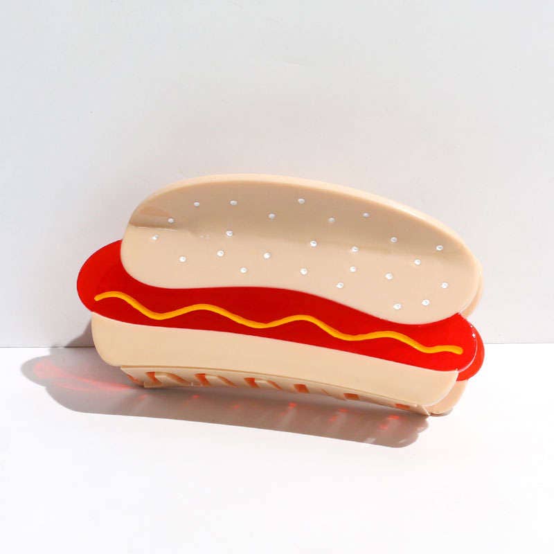 large hot dog hair clip jenny lemons