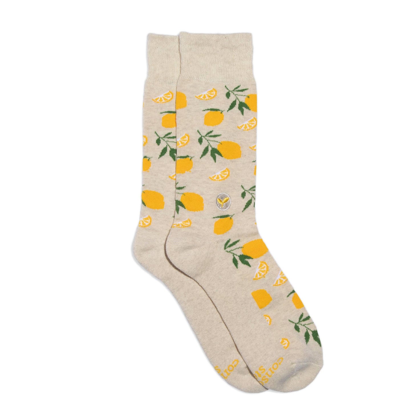 lemon ankle socks