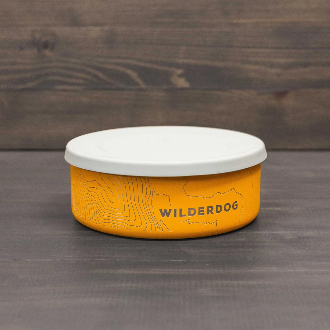 Wilderdog | Stainless Steel Bowl With Lid (16 oz)