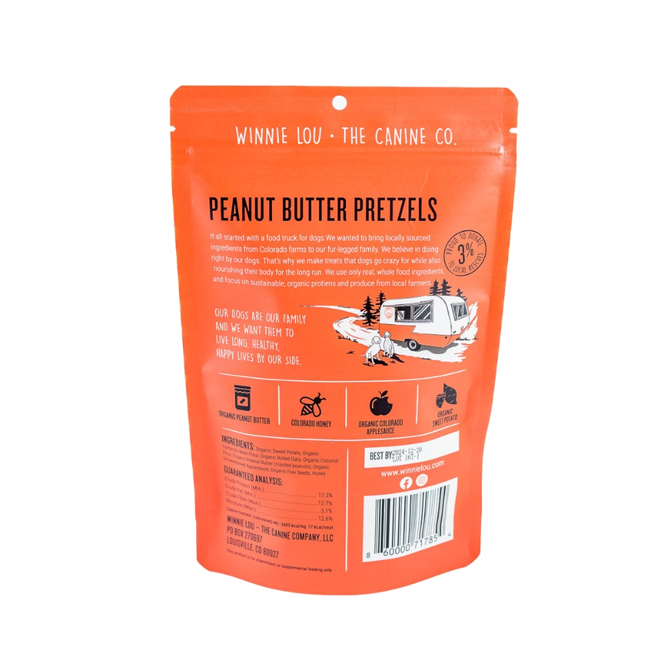 Winnie Lou Peanut Butter Pretzels