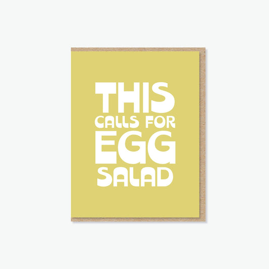 This calls for Egg Salad Card