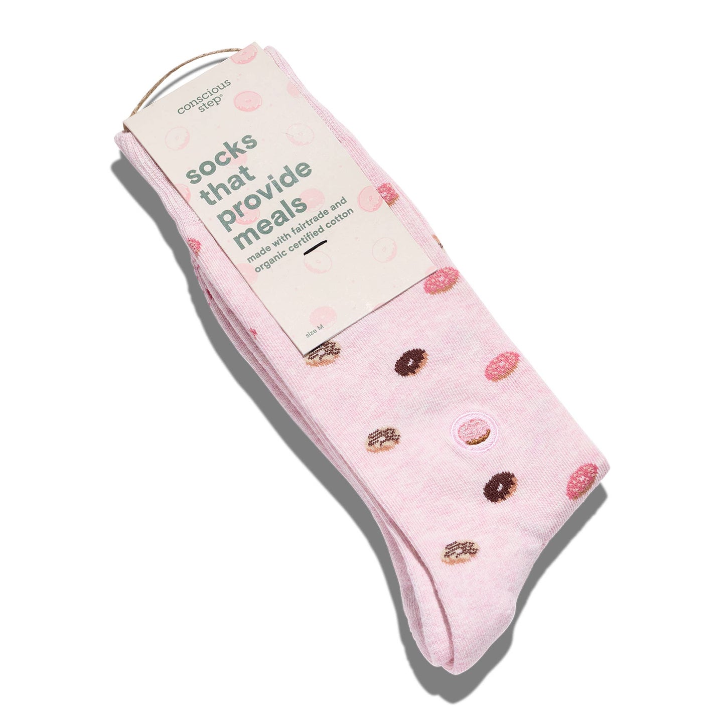 Conscious Step | Socks that Provide Meals (Pink Donuts)