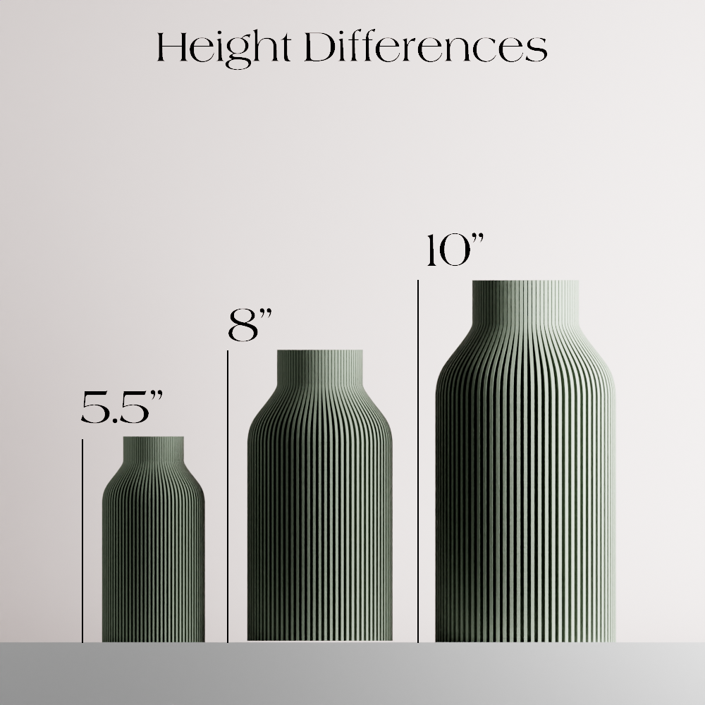 Modernized Pottery | Bottle 3D Printed Vase