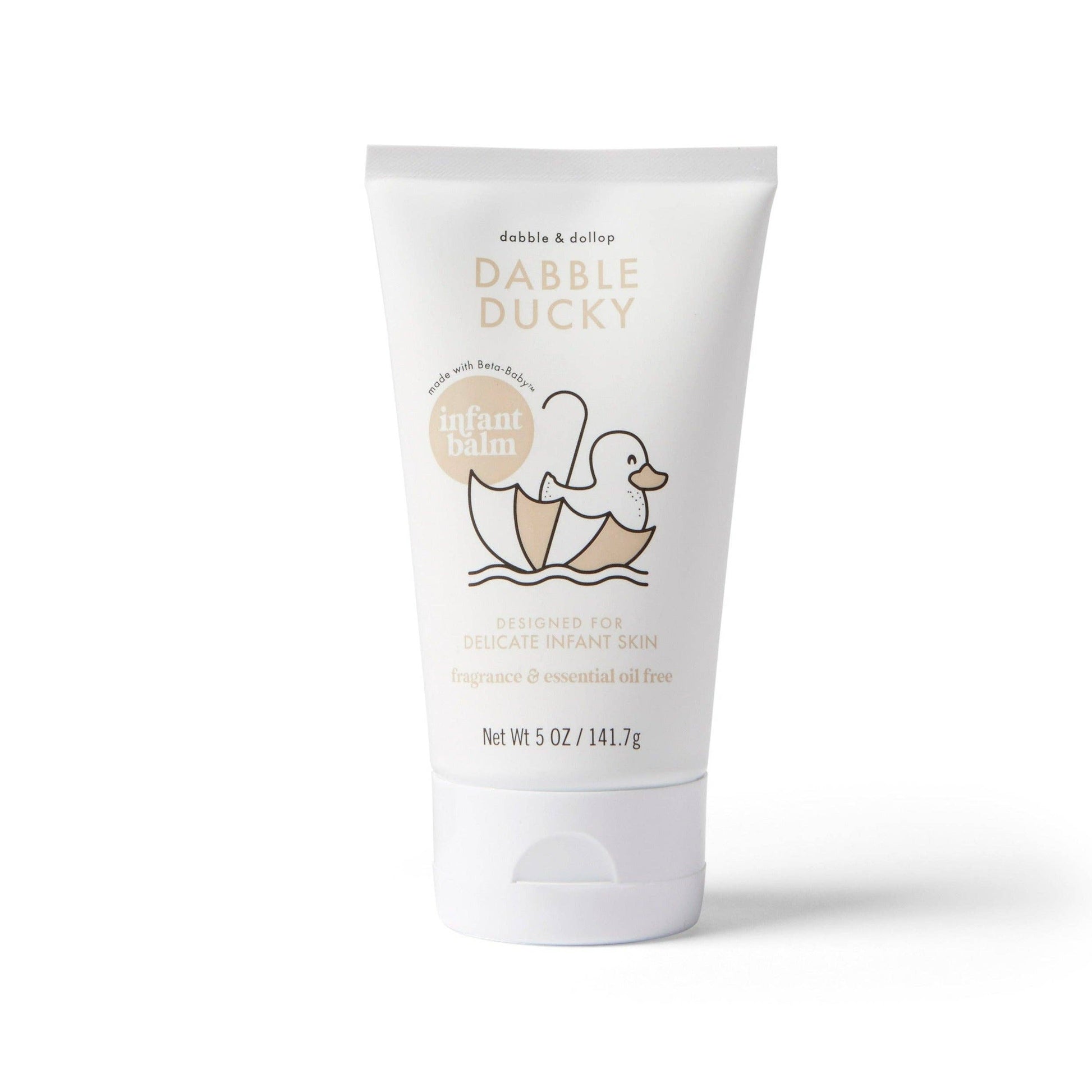 Tube of Dabble Ducky balm on a white background