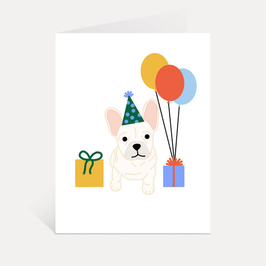Frenchie Birthday Card