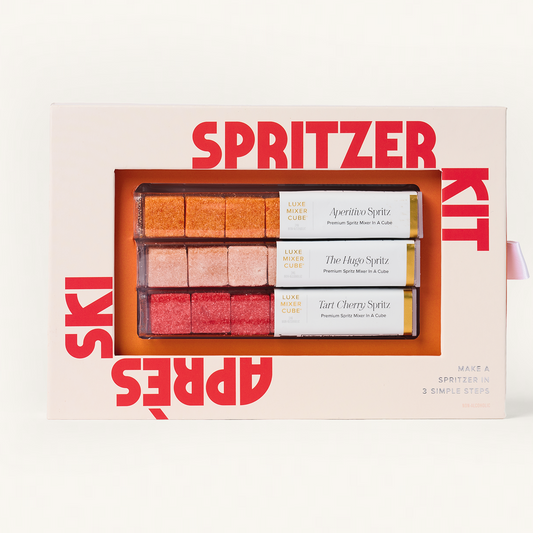 Spritzer makeup kit packaging on a white background