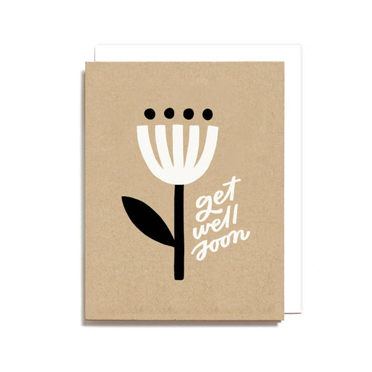 Worthwhile Paper | Get Well Soon Flower Card