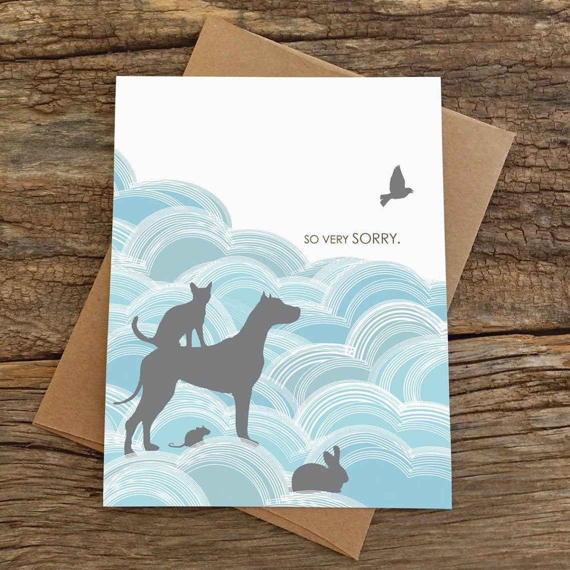 Modern Printed Matter | So Very Sorry Pet Sympathy Card