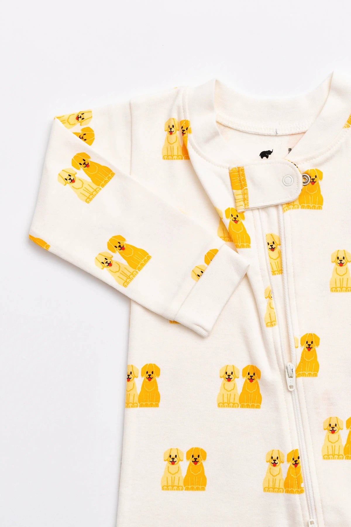 Monica + Andy - One-Piece Baby Pajamas_Puppy Bffs