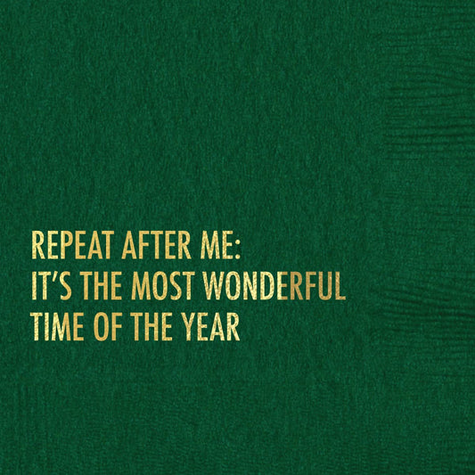 Pretty Alright Goods | Most Wonderful Holiday Napkin