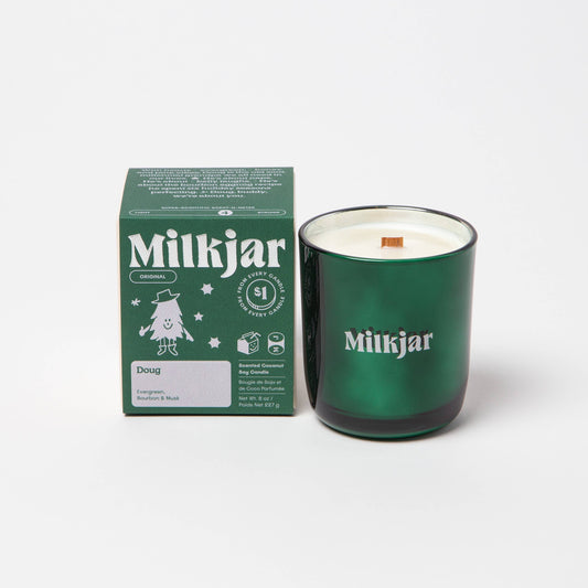 Milkjar Candle Co. | Doug | Evergreen, Bourbon & Musk Coconut Soy