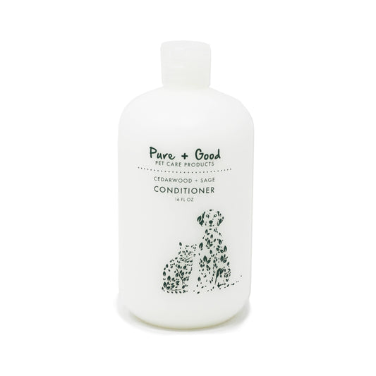 Pure + Good | Dog & Cat Conditioner | Cedarwood + Sage