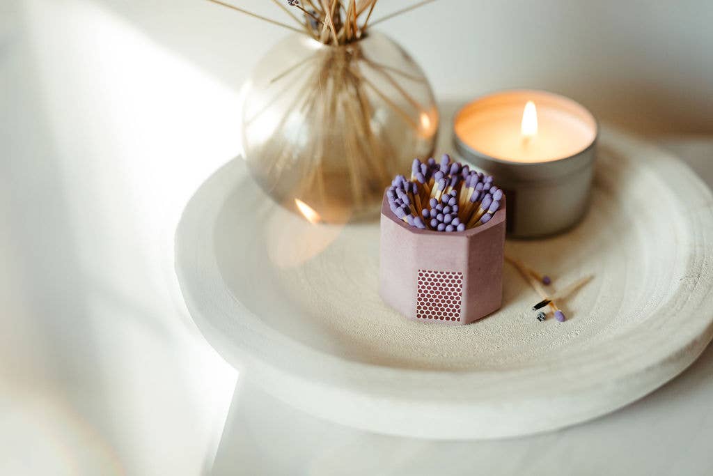 Tenn Prairie | Hand-poured Concrete Match Holder