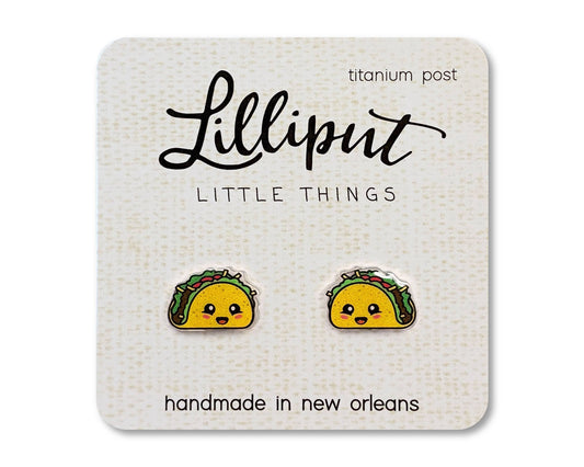 Lilliput Little Things | Kawaii Taco Earrings
