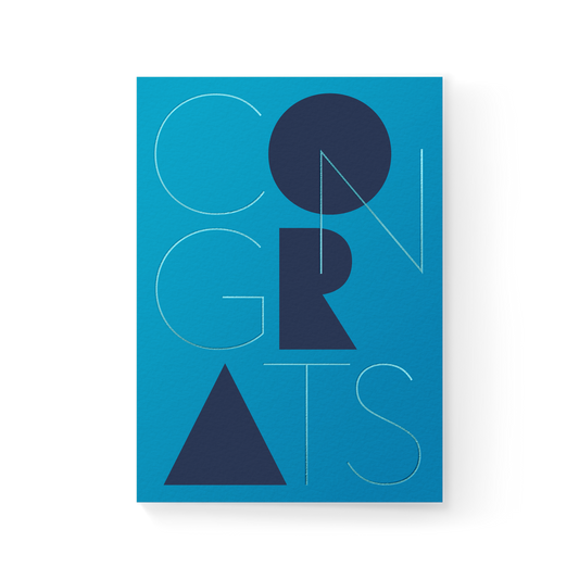 Congrats A6 Folded Card