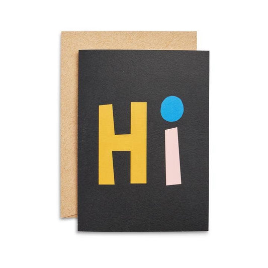 Hi Greeting Card