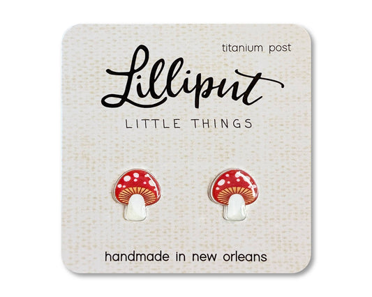 Lilliput Little Things | Mushroom Earrings