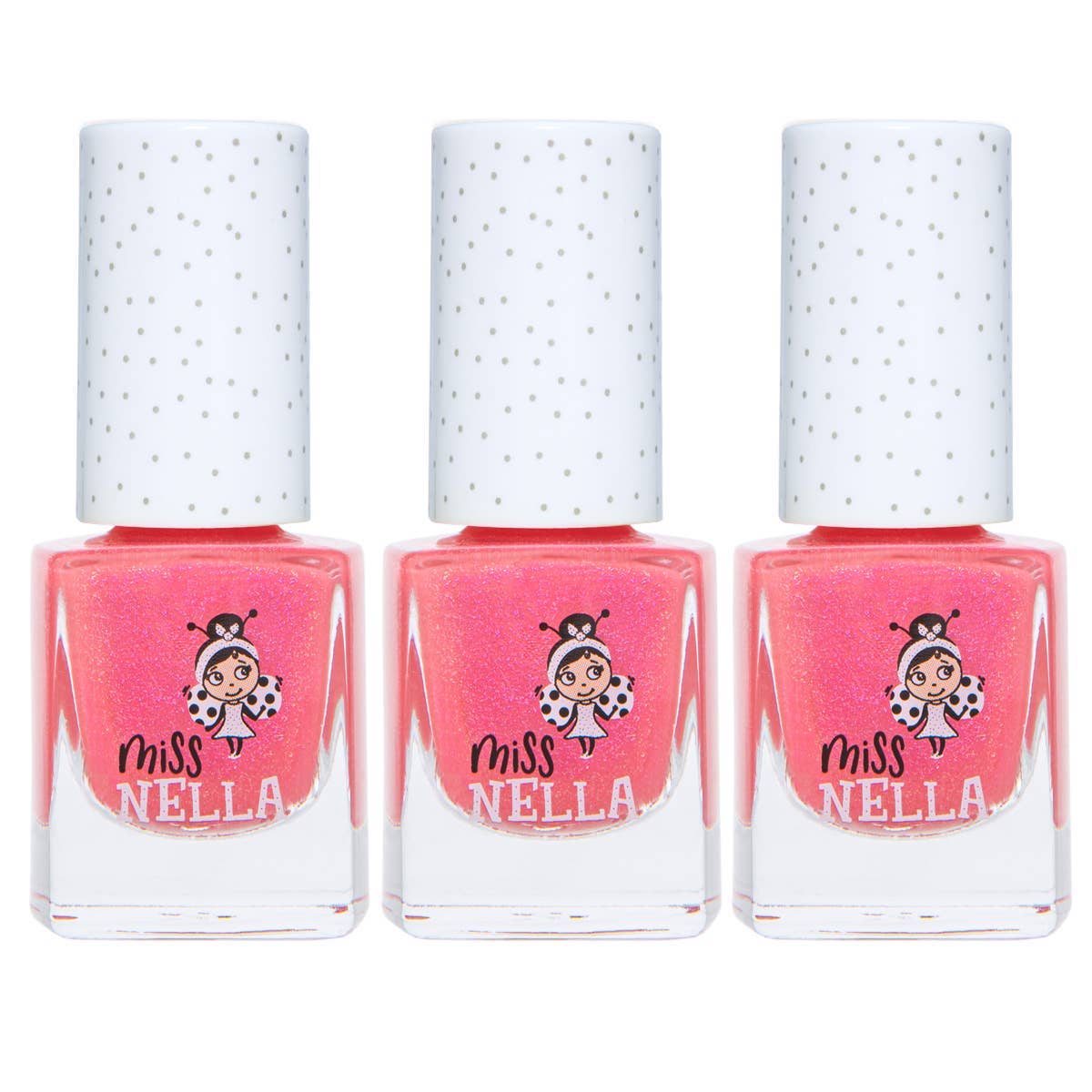 Miss Nella | Tickle Me Pink Kids Peel Off Odour Free Nail Polish