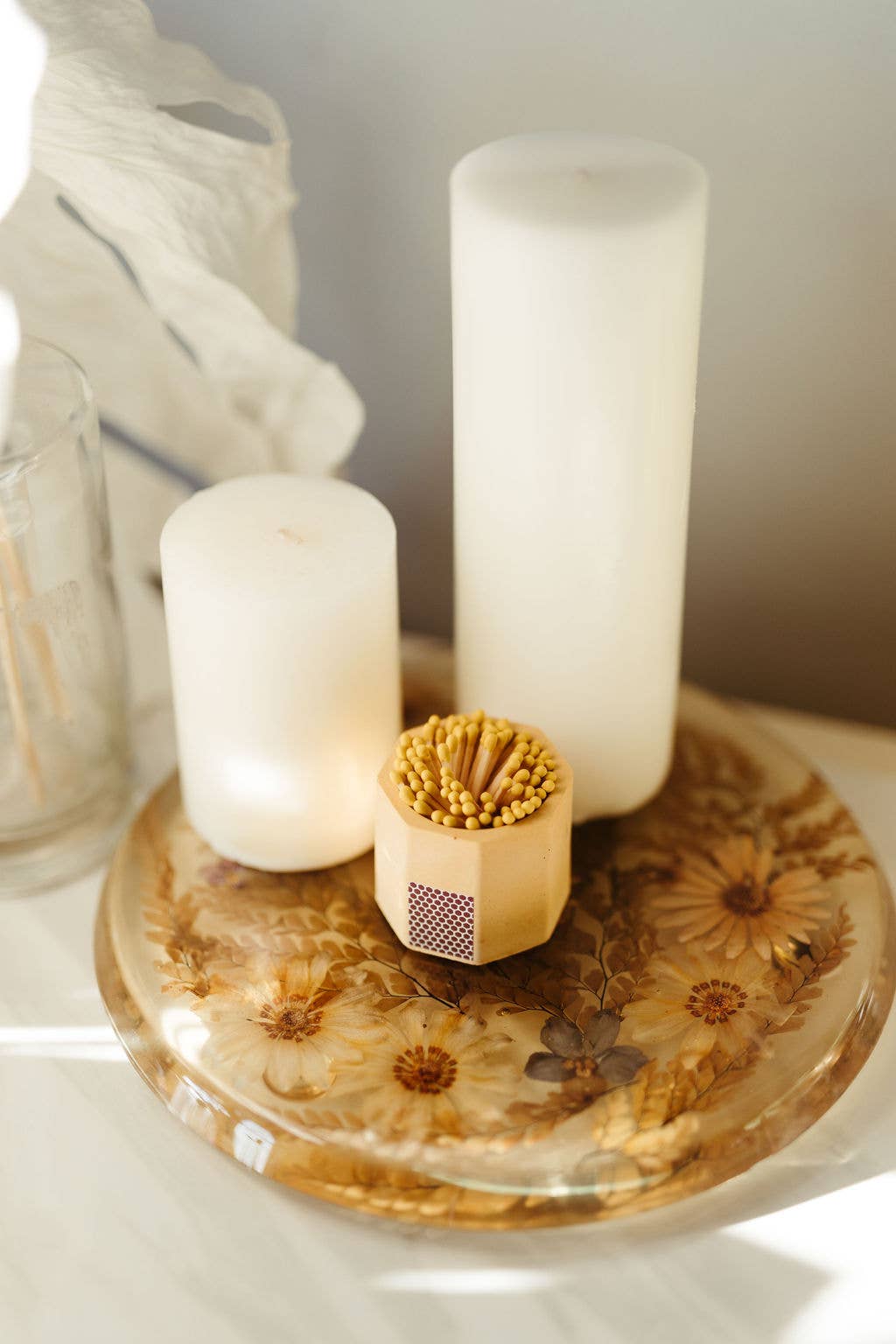Tenn Prairie | Hand-poured Concrete Match Holder