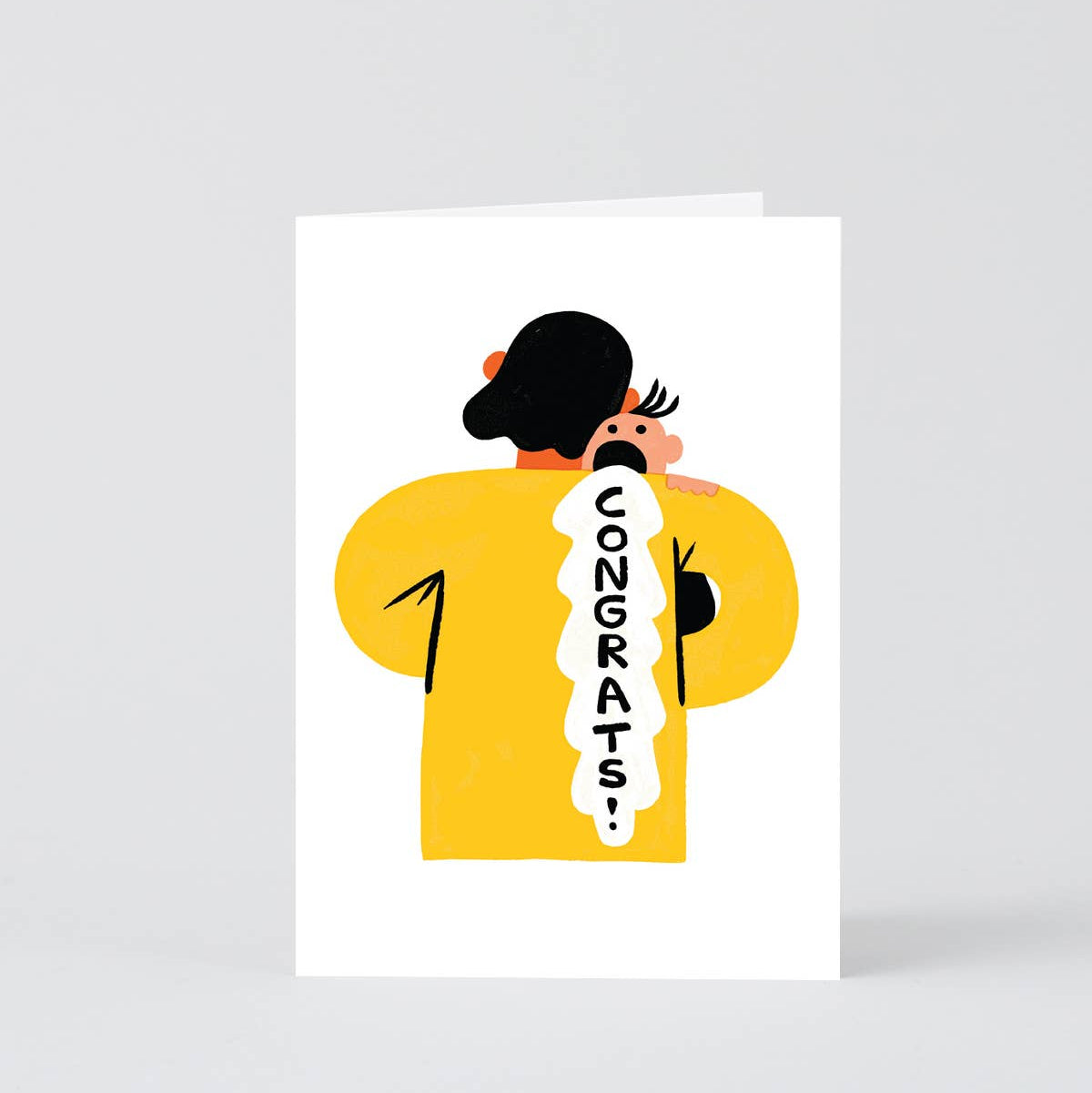Congrats Barf Greetings Card