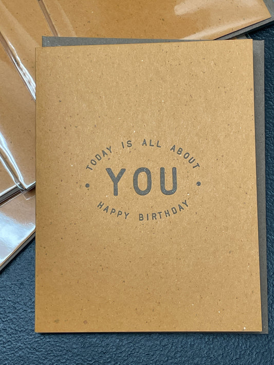 All about you-Happy Birthday Card