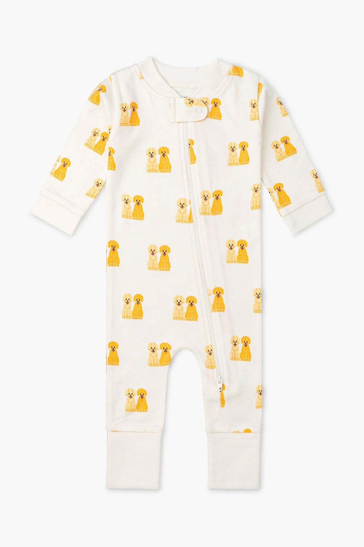 Monica + Andy - One-Piece Baby Pajamas_Puppy Bffs