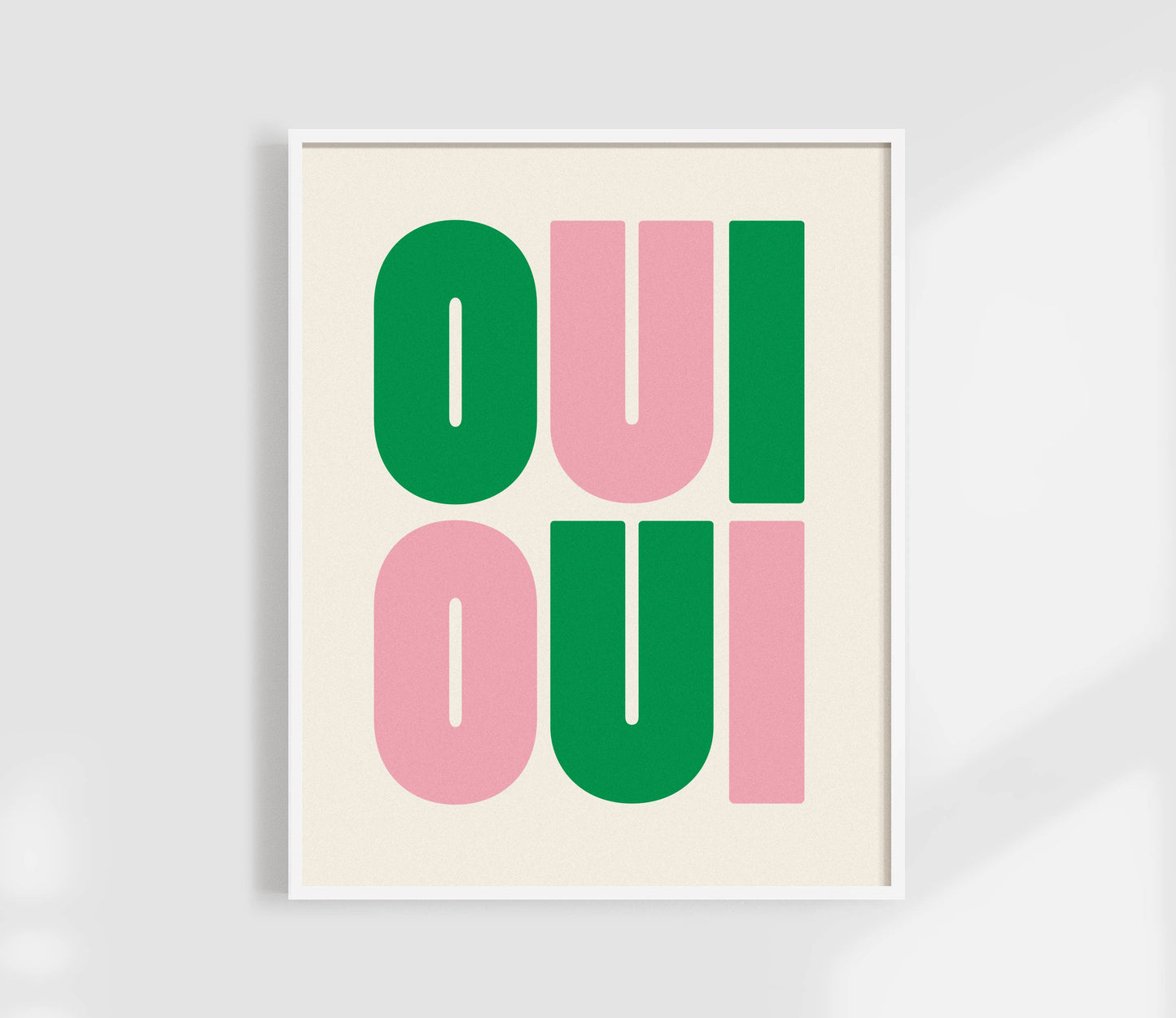 Kuku Studio | Oui Oui Print | Funny Bathroom Art