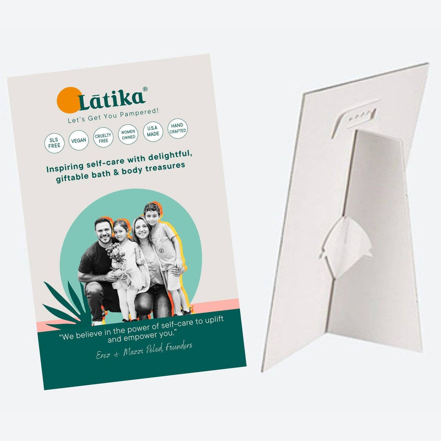Latika Beauty | Retailer Sign - Shelf Talker - About The Brand