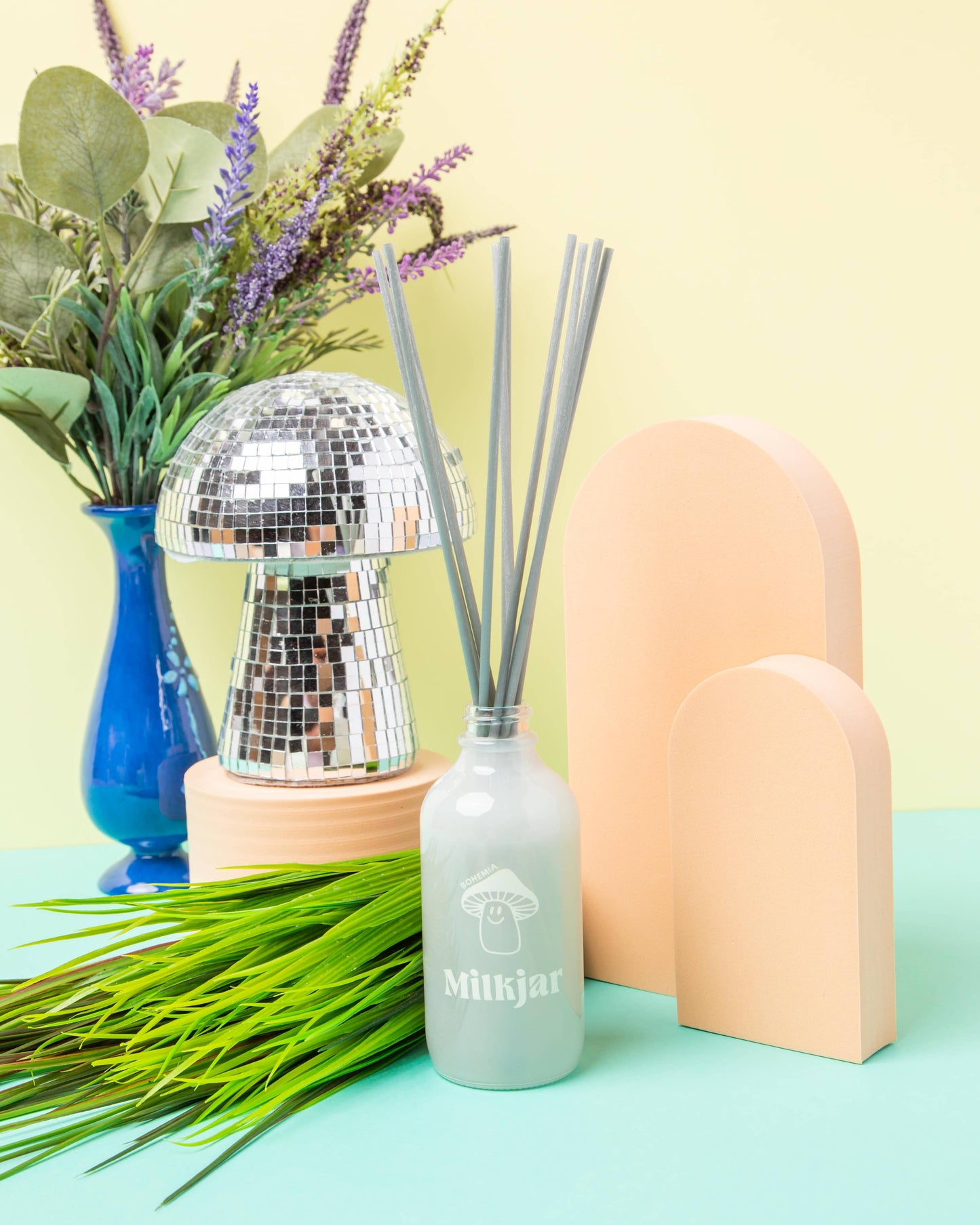 Milk Jar Candle Co | Bohemia - Lemongrass, Lavender & Sage 4oz Reed Diffuser