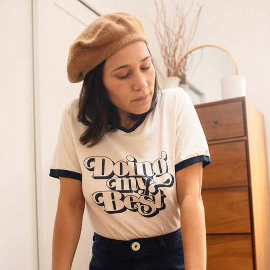 Doing My Best | Ringer Graphic T-shirt
