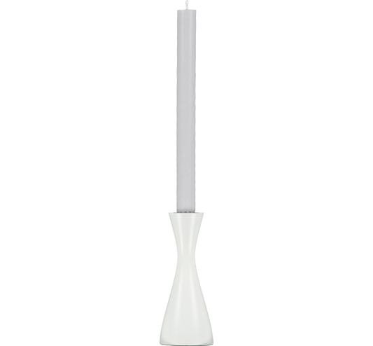 Medium Pearl White Candle Holder