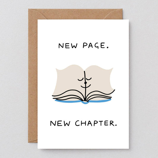 New Page New Chapter Greetings Card