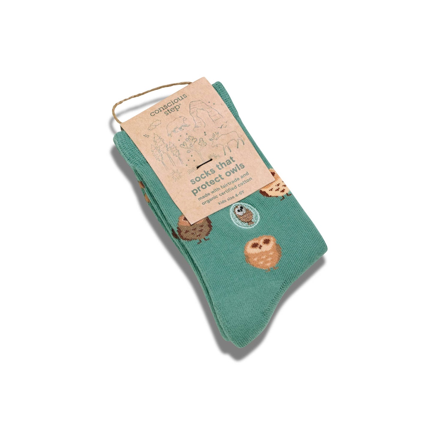 Conscious Step | Kids Socks that Protect Owls