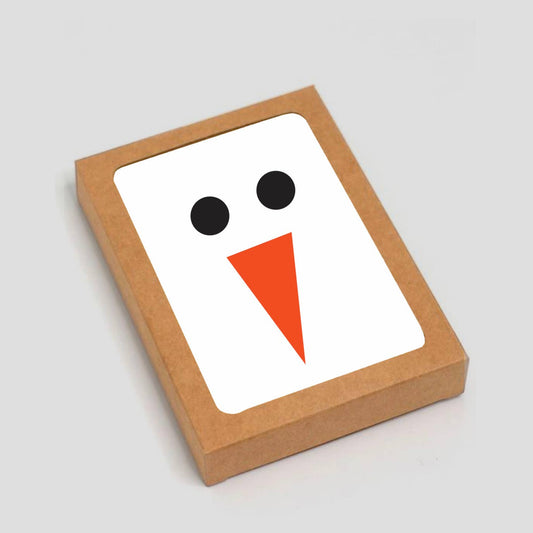 Spaghetti & Meatballs | Snowman Design: Boxed Set of 6 Cards