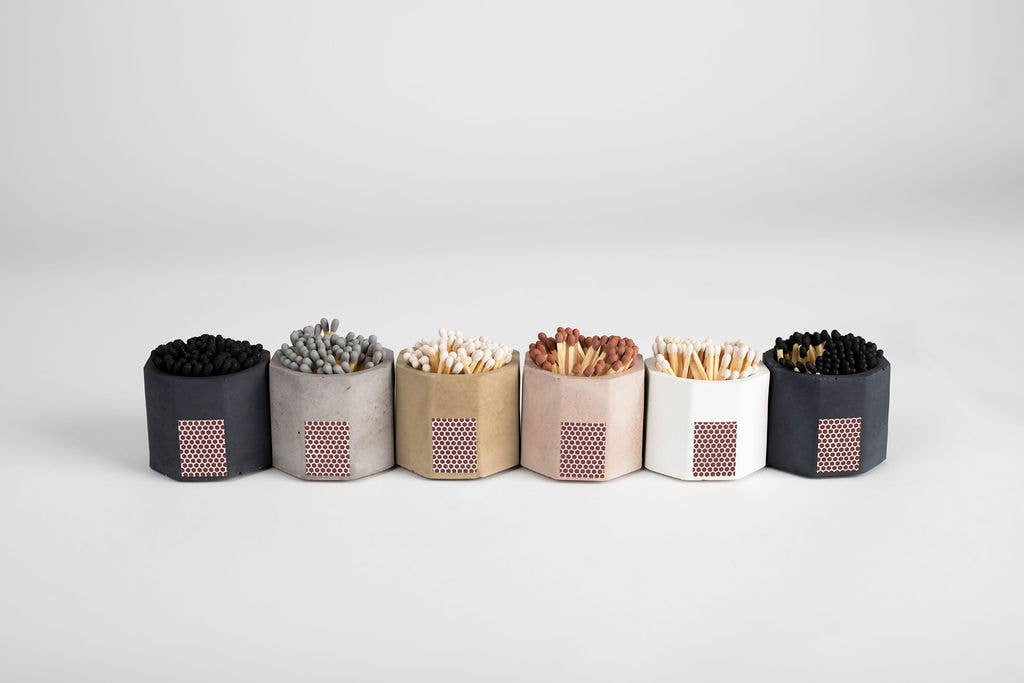 Tenn Prairie | Hand-poured Concrete Match Holder