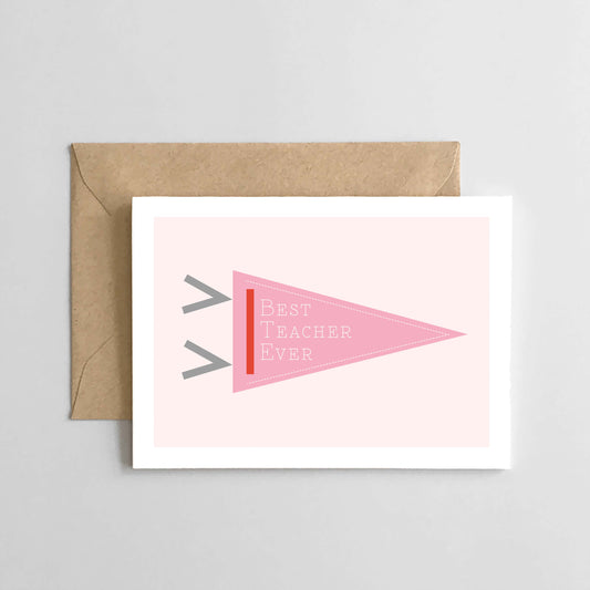 Best Teacher Ever - Back-to-School Card