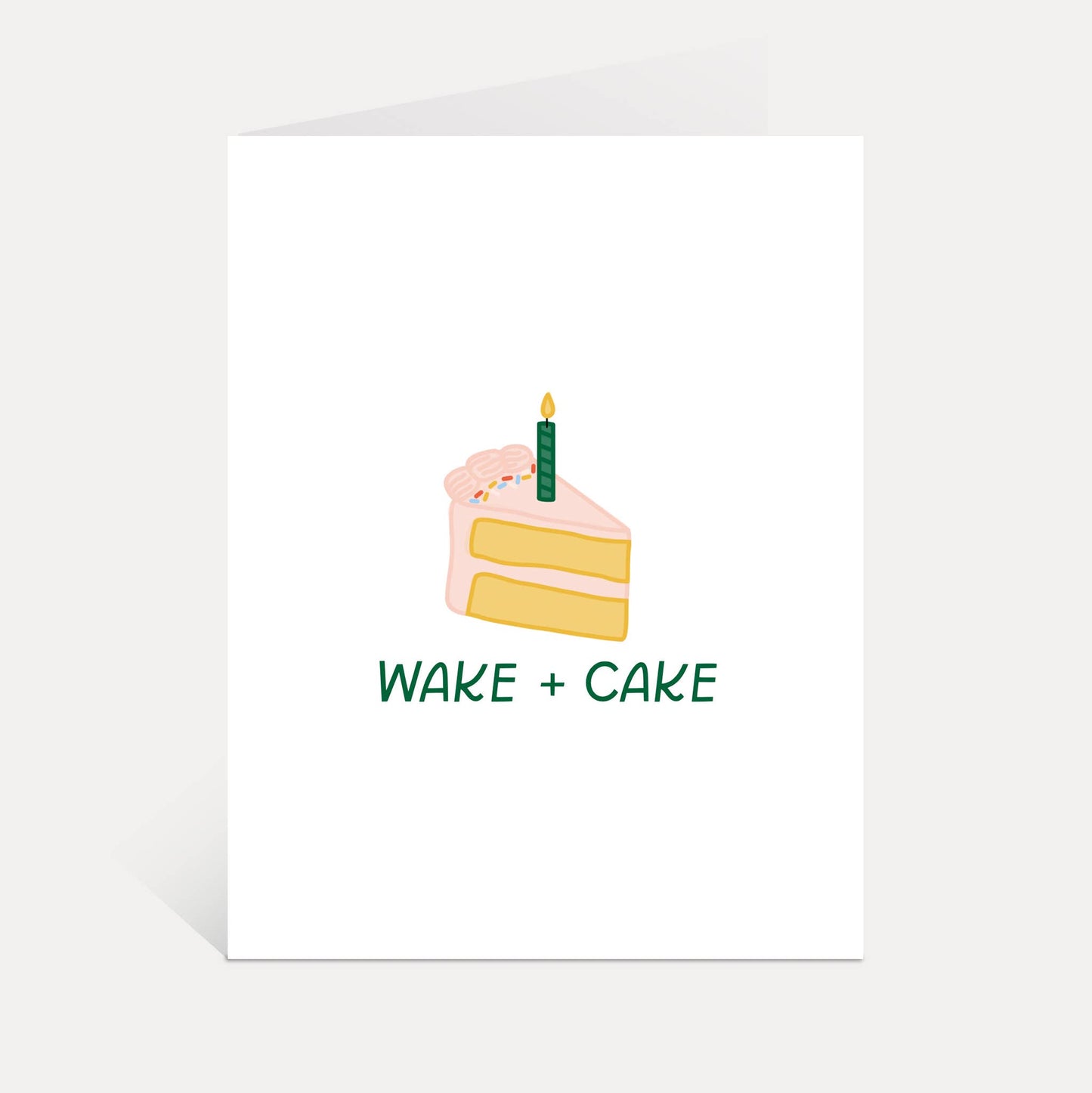 Just Follow Your Art | Wake + Cake Greeting Card | Funny Birthday Cards
