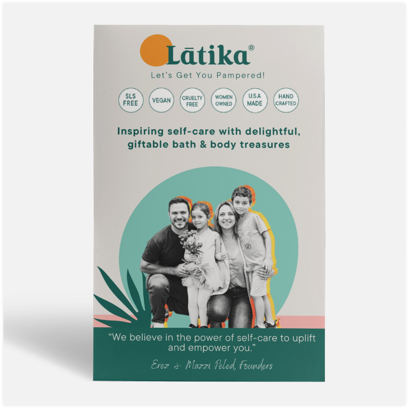 Latika Beauty | Retailer Sign - Shelf Talker - About The Brand