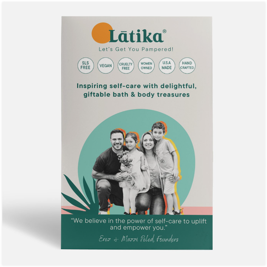 Latika Beauty | Retailer Sign - Shelf Talker - About The Brand
